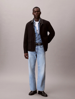 Куртка Calvin Klein Cotton Stretch Relaxed Barn Jacket Black