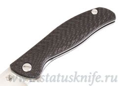 Нож Широгоров F3 M390 Exclusive Orange Timascus Clipфотография - 5