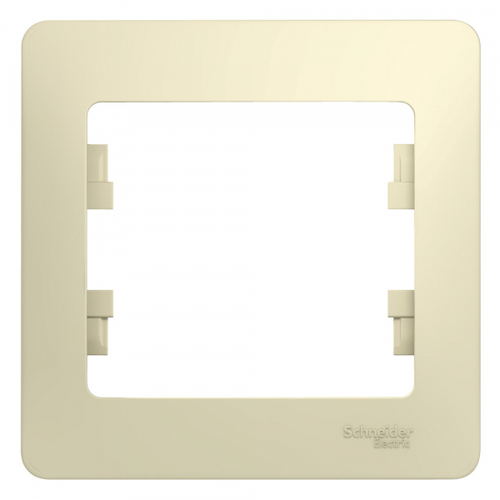 Schneider Electric Glossa Бежевый Рамка 1-местная IP20 скрытая установка GSL000201