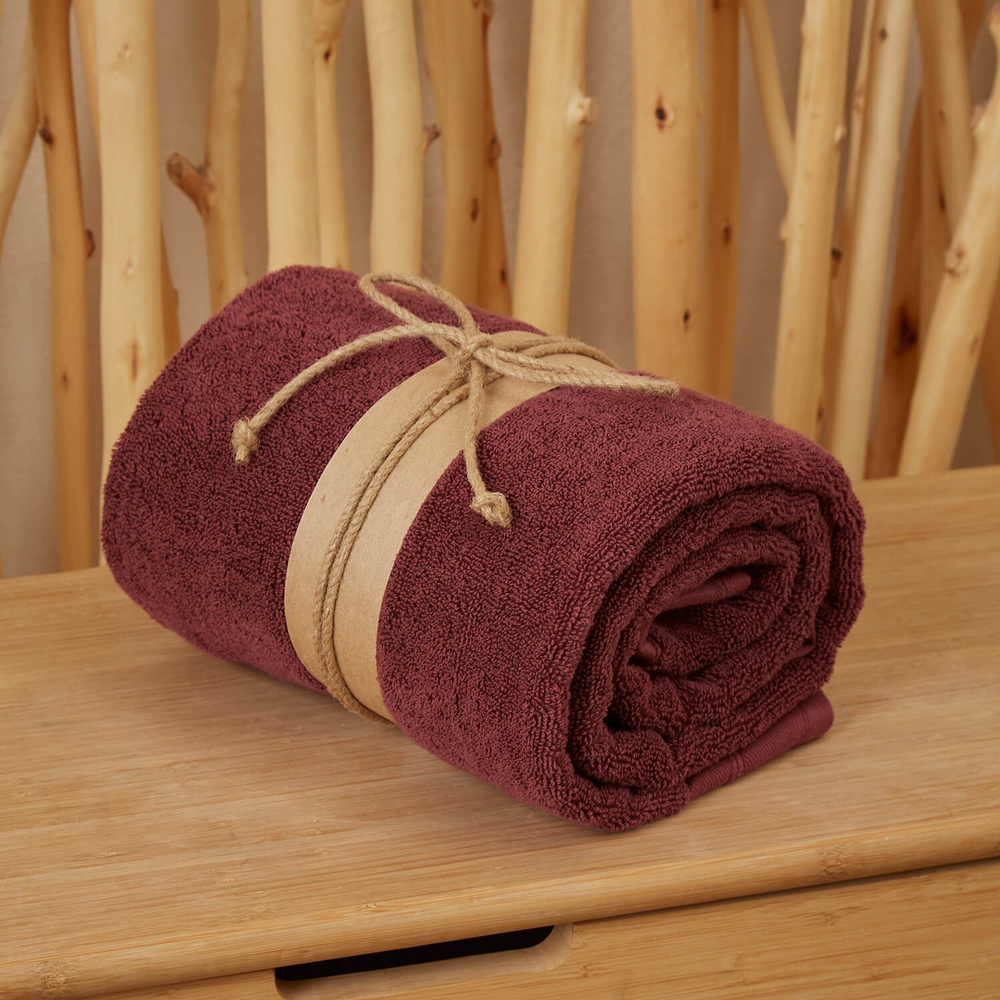 Полотенце для СПА 84х152 Onsilk Шанти винное