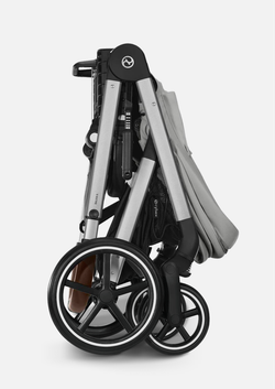 Cybex Детская коляска Balios S Lux BLK 3 в 1 цвет Lava Grey с автокреслом Aton B2