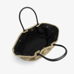 Сумка DeMellier The New York Beige Shearling & Black Smooth