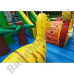 Большой надувной батут "Средневековье" 9*9*5 м