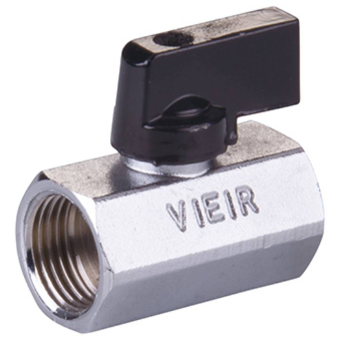 Кран VIEIR мини 1/2" ВН, черная ручка (180/18) VR171