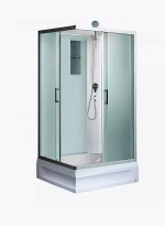 Душевая кабина River Quadro XL 10000013640 100х80 стекло матовое/профиль хром матовый