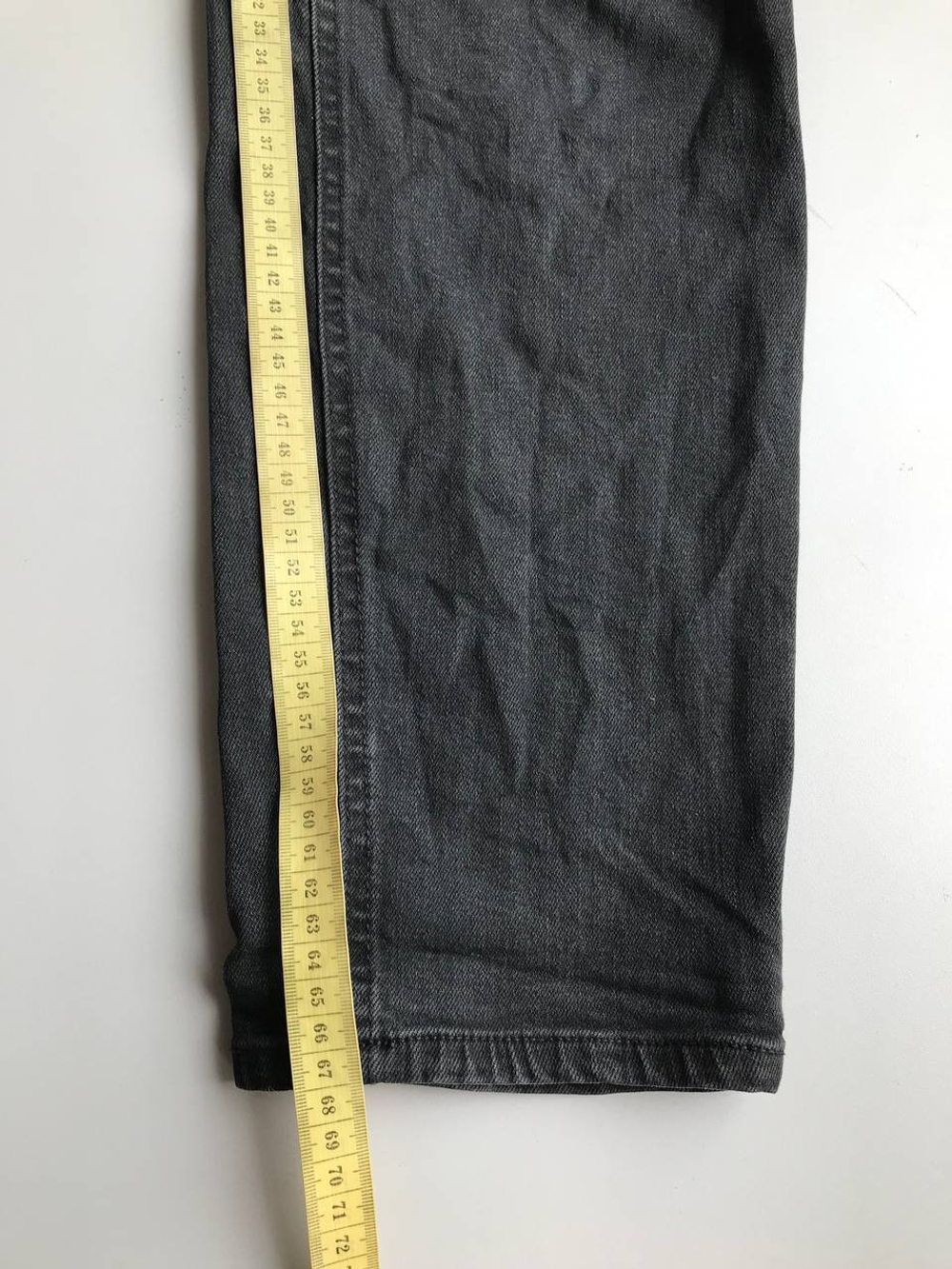 Джинсы свободного кроя, визуально на 46 размер