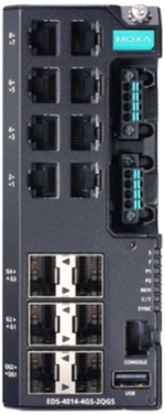 Коммутатор управляемый MOXA EDS-4014-4GS-2QGS-HV