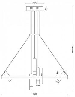 Подвесная люстра F-promo Daur 3097-8P