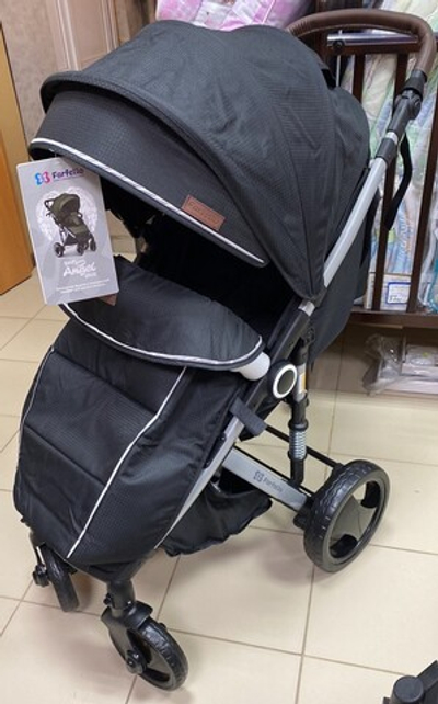 Коляска детская прогулочная "Bino angel plus" цвет черный