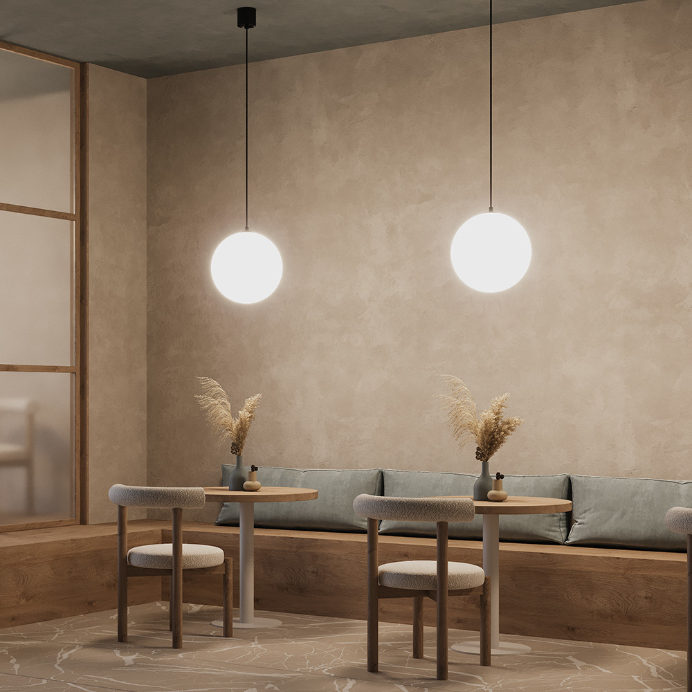 Подвесной светодиодный светильник Maytoni Luna P039PL-5W3K-20-B