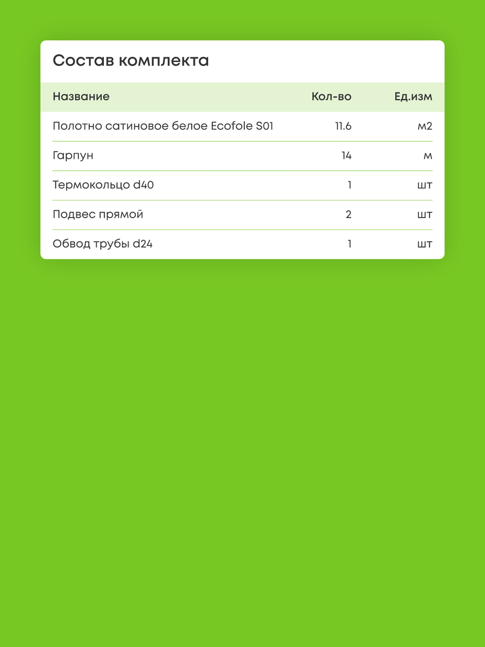 Сатиновый натяжной потолок 11.6 м2