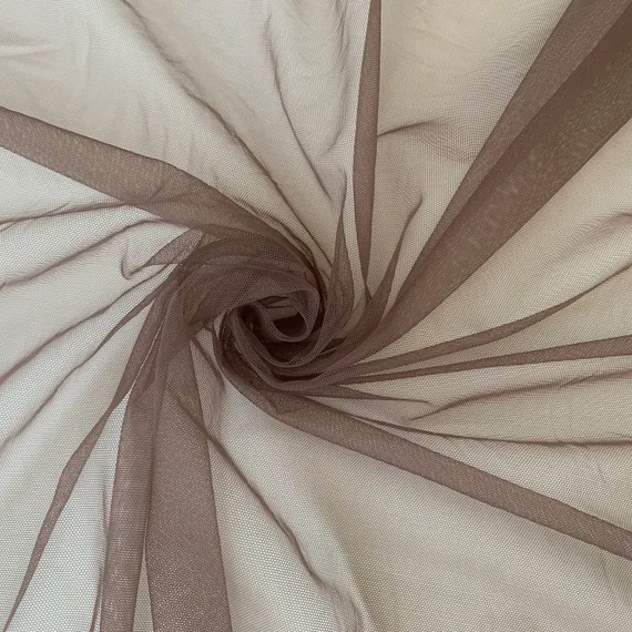 Бюстовая сетка неэластичная кофе