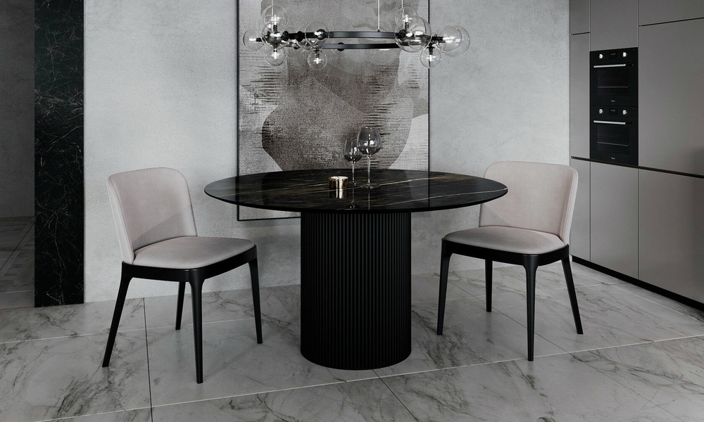 Стол круглый Илан керамика нераскладной