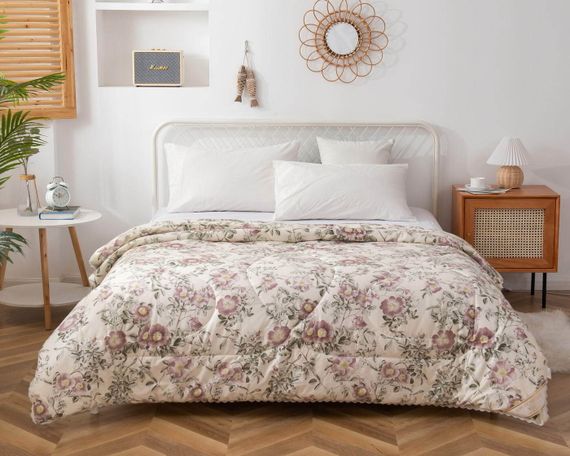 Одеяло Сарбона микроволокно в сатине всесезонное