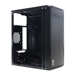 Корпус BaseTech M3401, Без БП, mATX, чёрный, 2xUSB2 (BT-M3401-B)