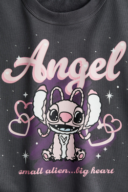 H&M Футболка с принтом, темно-серый