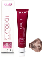 OLLIN SILK TOUCH 9/31 блондин золотисто-пепельный 60мл Безаммиачный стойкий краситель для волос