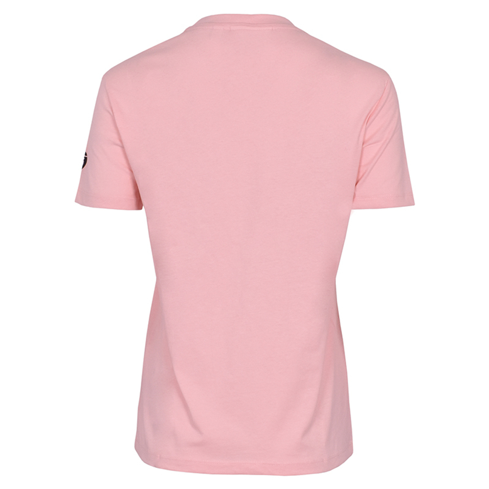 Женская теннисная футболка Sergio Tacchini Robin Woman T-shirt - pink/black