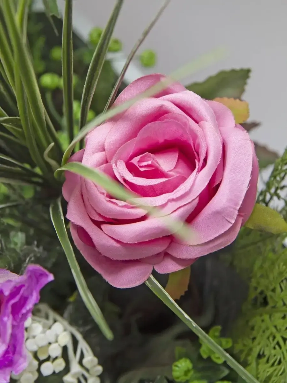 Композиция в ящике "Гортензия"