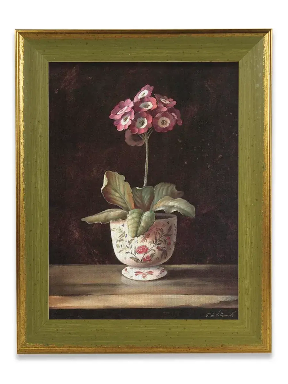 Картина в винтажной раме "Botanic" 25*32 см