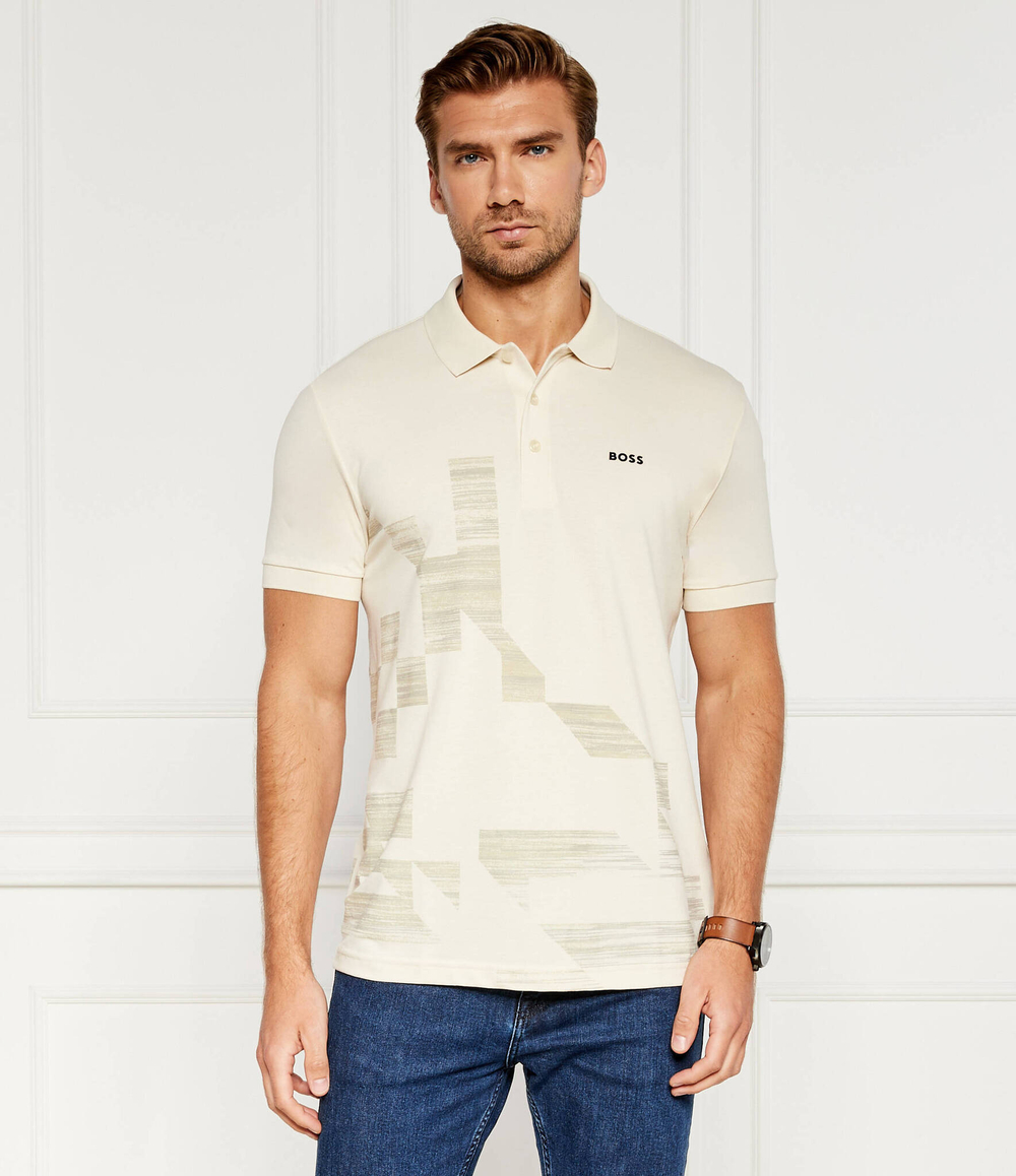 Поло Paddy 6 BOSS GREEN - бежевый(50519747)