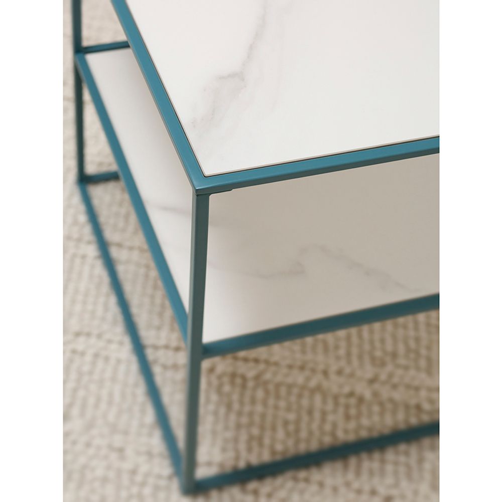 Столик приставной Mayen, 38х38 см, бирюзовый