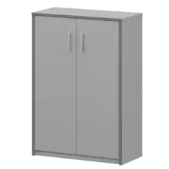 Стеллаж средний закрытый А-304/А-604 Серый 770x365x1220 Арго