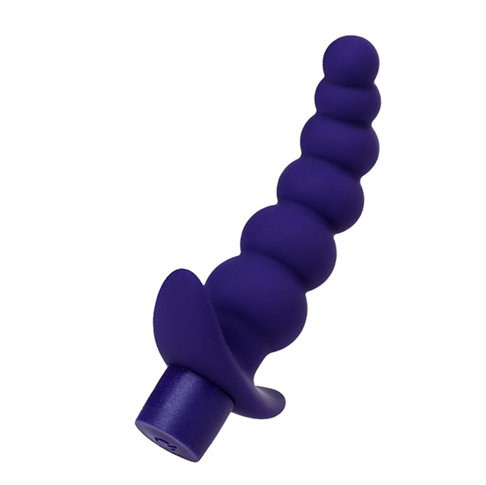 Фиолетовый силиконовый анальный вибратор 13,5см ToyFa ToDo Dandy 358004