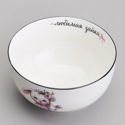 НАБОР ПОСУДЫ LEFARD МОЯ ЗАЙКА, 3 ПР.: САЛАТНИК 470МЛ, ТАРЕЛКА 20СМ, КРУЖКА 220МЛ