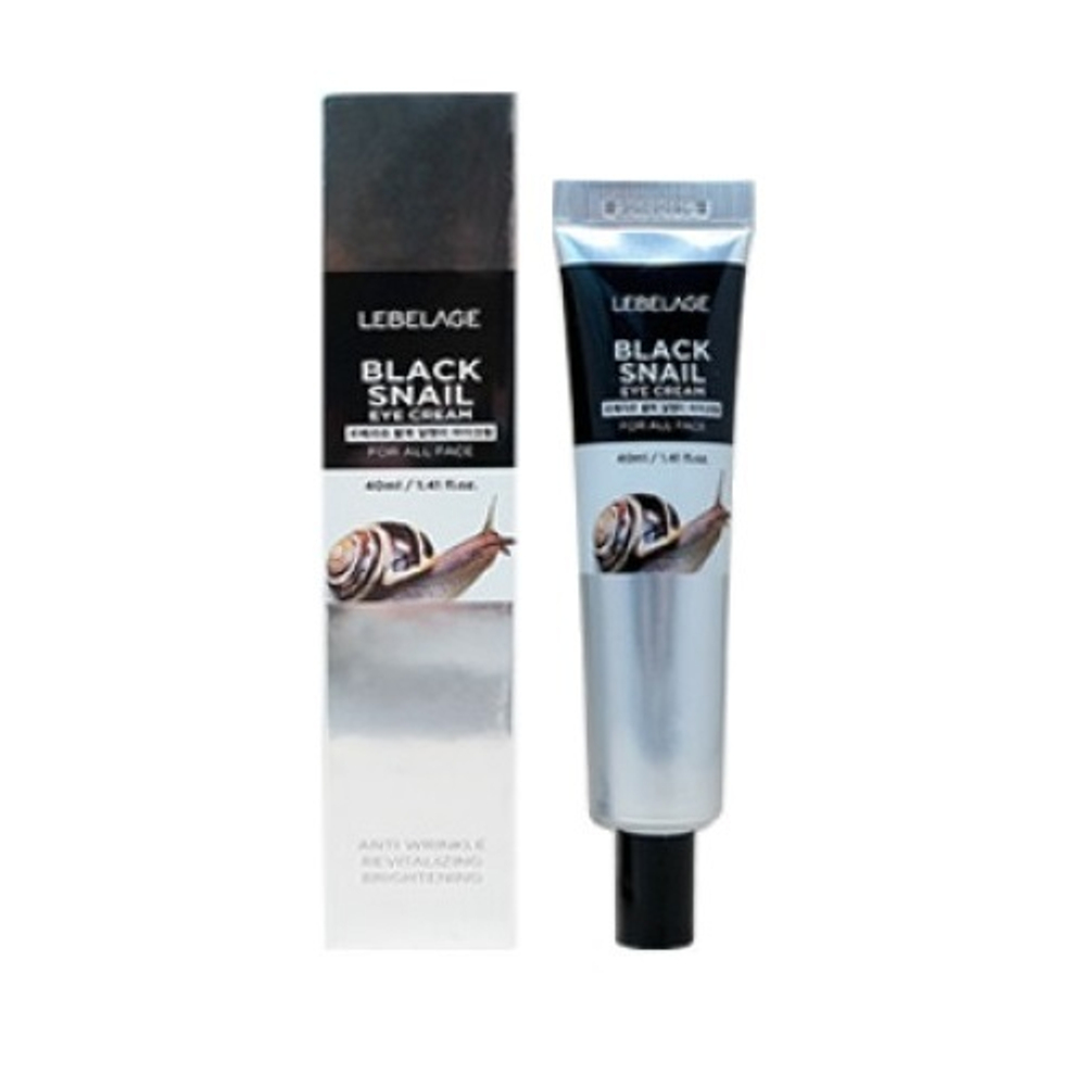 Крем для глаз с муцином чёрной улитки Lebelage Eye Ampule Cream Black Snail 40мл