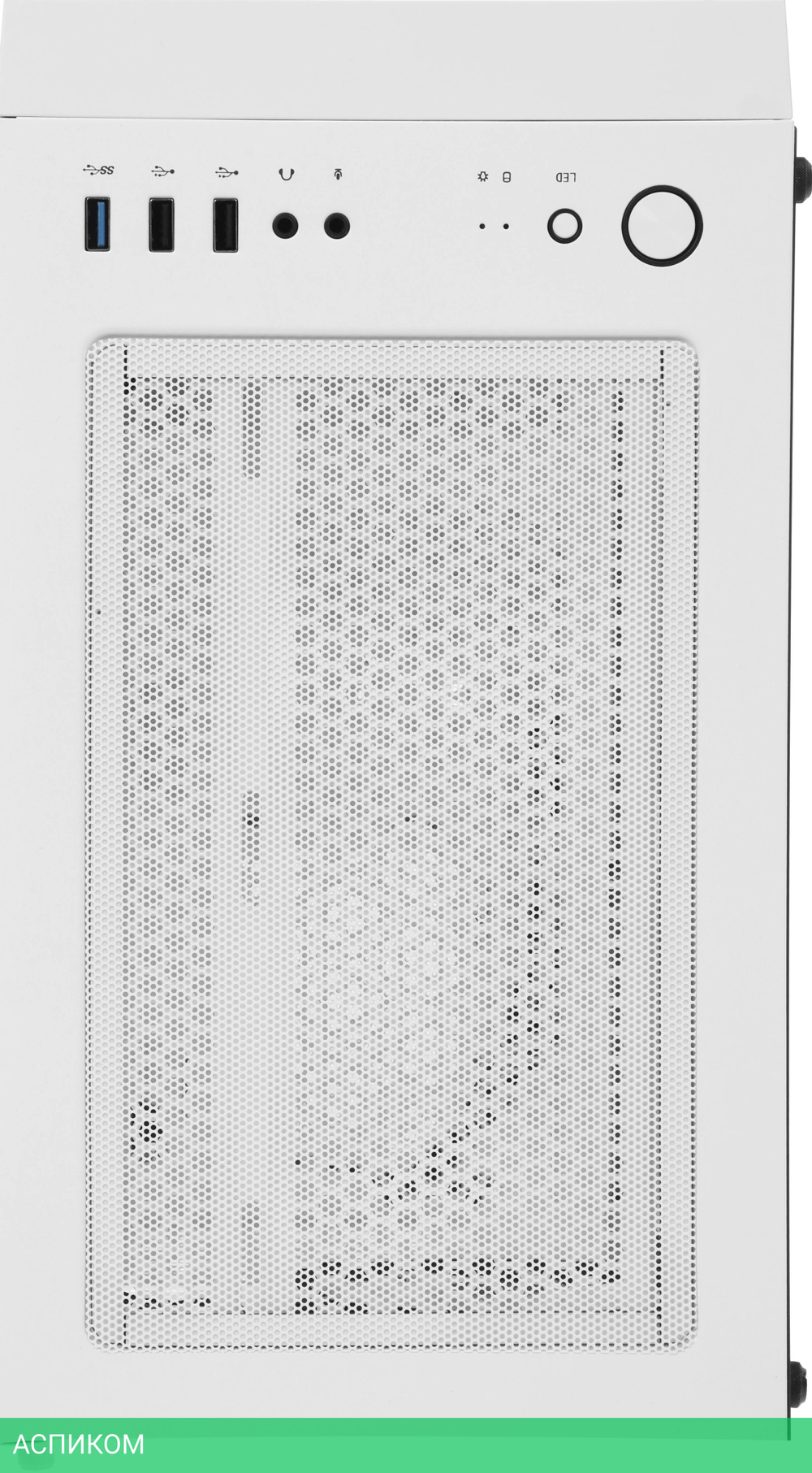 Корпус Azza Spectra белый без БП (CSAZ-280W)