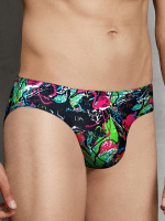 Мужские трусы-слипы с принтом Doreanse Flamingo (Размер: S) (Цвет: черный)