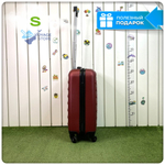 Маленький чемодан L'Case Phatthaya, бордовый, S