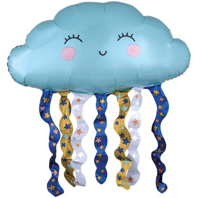 Фольгированный шар-фигура «Облако с лентами», 76 см