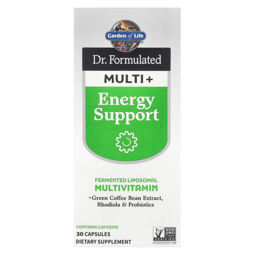 Garden of Life, Компания Dr. Formated Multi +, Energy Support, 30 капсул