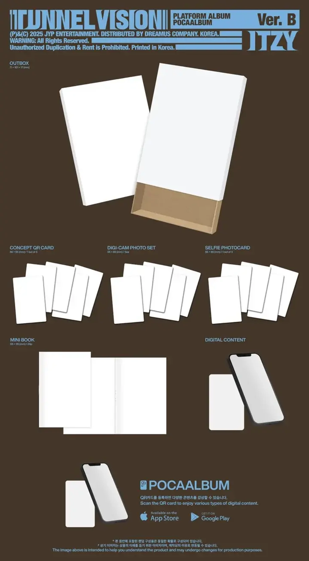 Альбом ITZY - TUNNEL VISION [Pocaalbum ver.]