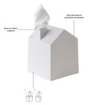 Бокс для салфеток casa, белый