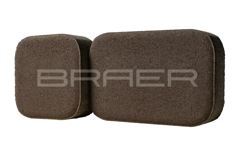 Тротуарная плитка Braer Классико Дуо, Коричневый, 40 мм