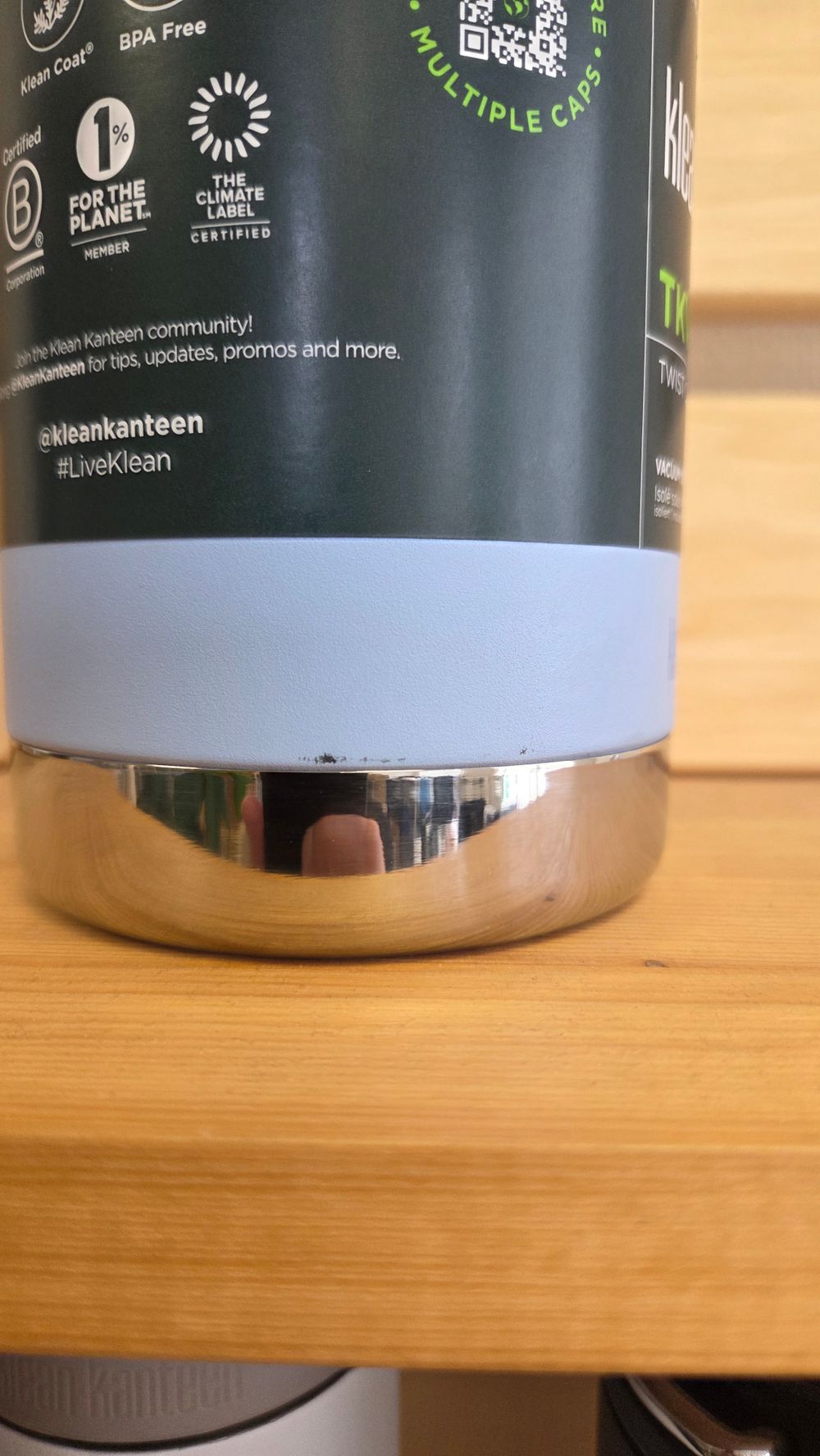 Термобутылка Klean Kanteen TKWide Twist Cap 32oz (946 мл) Clear Sky (витринный образец)