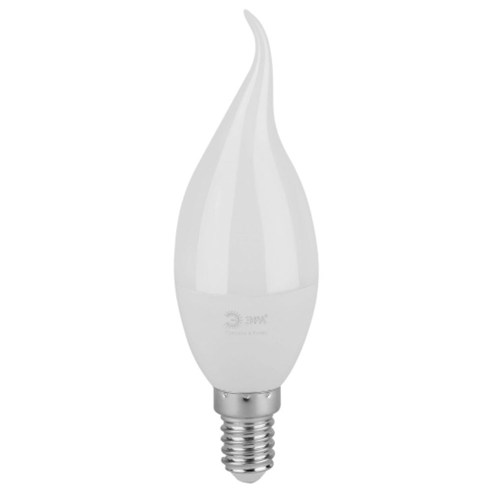 Лампа светодиодная ЭРА GREEN LINE LED BXS-6W-840-E14 GL 6Вт свеча на ветру яркий белый свет E14 | Лампы cветодиодные Свеча (B/C)