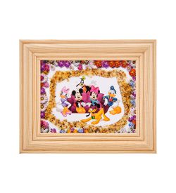 AMB-55/24 Картина «Дисней» (с янтарной крошкой) дер.рамка 7х9