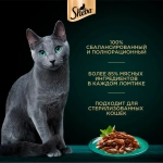 Ломтики в соусе телятина и язык, 75г влажный корм для кошек Sheba