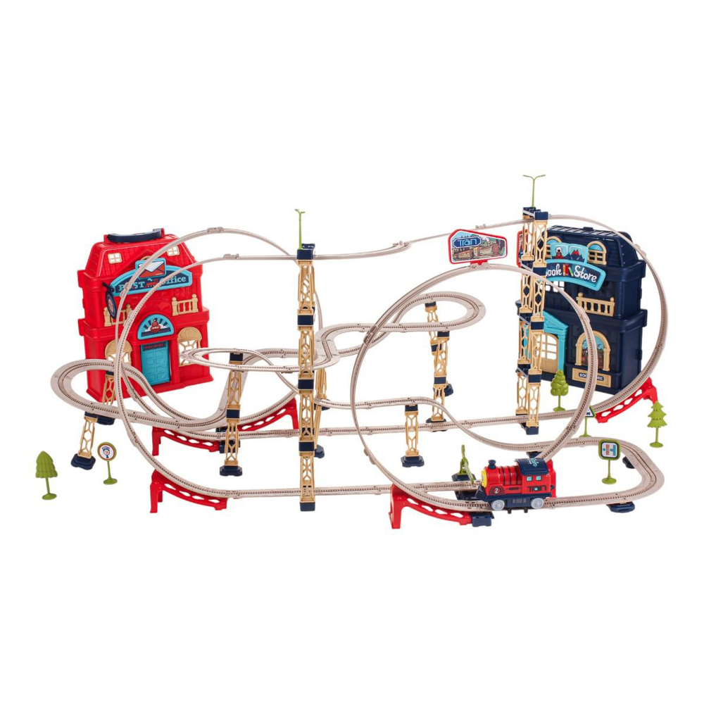 Железная дорога на бат., чемодан 89955