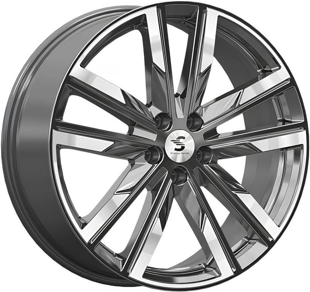 Premium Series КР014 8x20 5x108 ET 46 Dia 63.4 (Diamond gloss graphite)