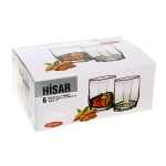 Набор стаканов для виски 6шт 195мл «Хисар» 42856B