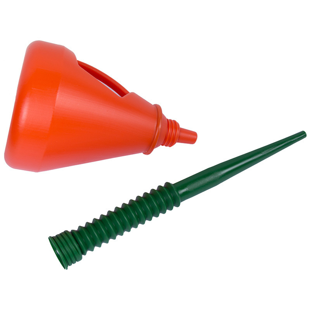 МАСТАК (135-00003) Воронка с гибким сливом, полиэтиленовая, 160 х 160 х 540 мм