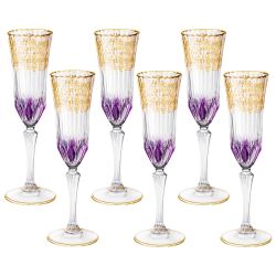 НАБОР БОКАЛОВ ДЛЯ ШАМПАНСКОГО ИЗ 6 ШТ. 180 МЛ