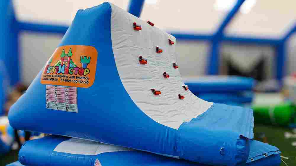 Большой аквапарк на воде «Пляжное путешествие 2» 38×36×4,5 м