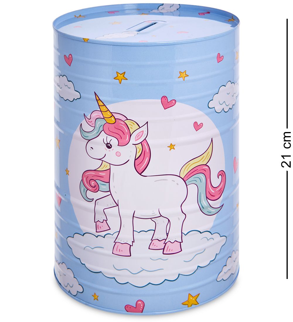 BX-213/2 Металлическая копилка «Единорог»