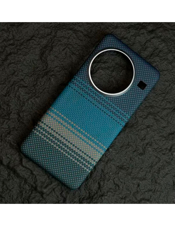 Карбоновый чехол для Oneplus 13 с MagSafe синий (Blue) (2)